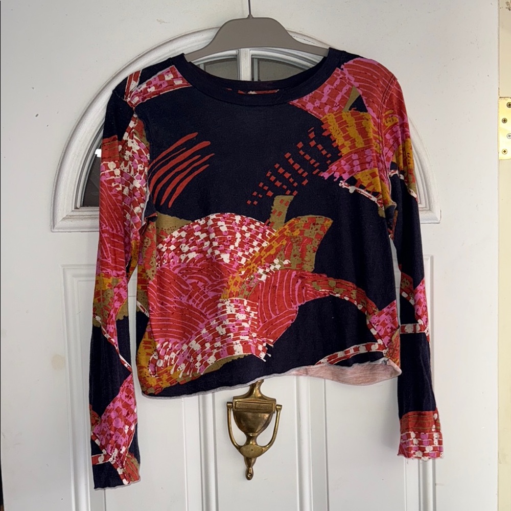 Colorful Abstract Women's Top
